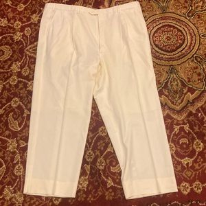 Brioni cream Men’s Dress Pants Size 44. 26 inch inseam
